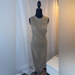 Zara Taupe Tulle Dress